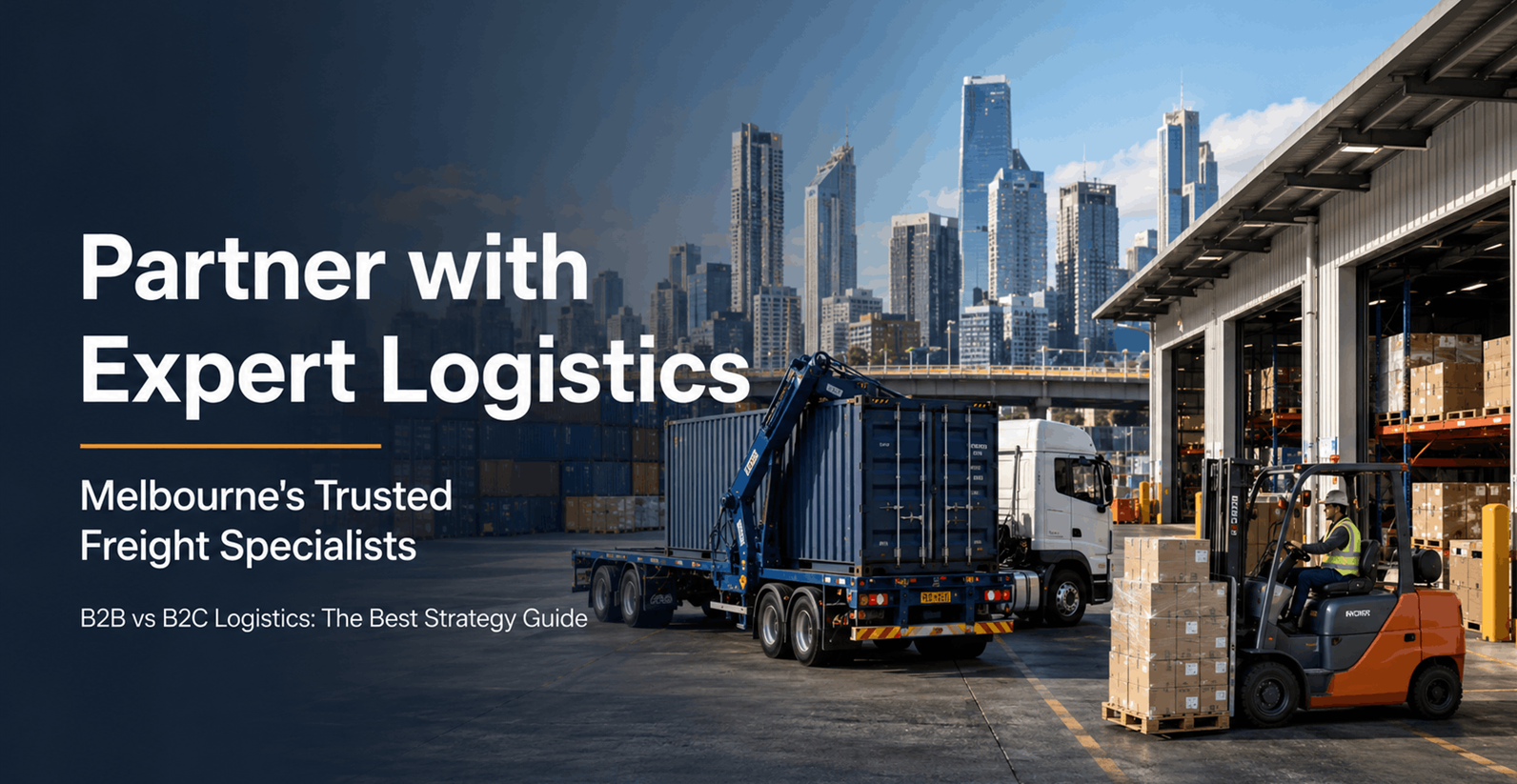 B2B vs B2C logistics ChatGPT image